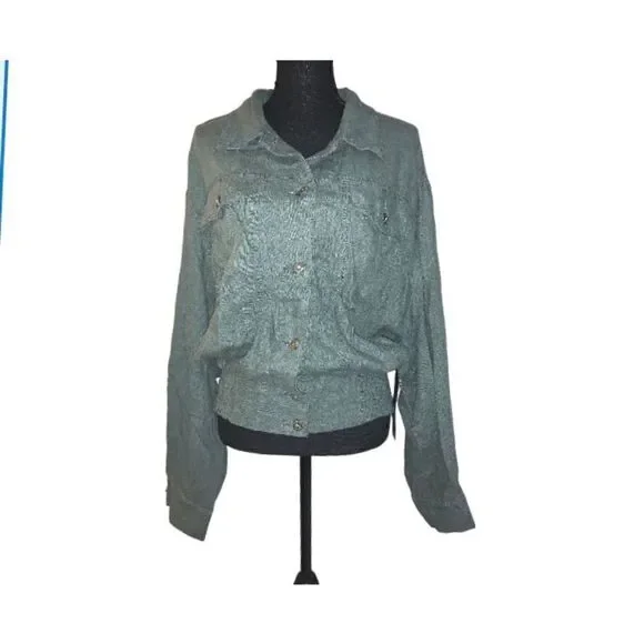 Supplies by Unionbay Serena Linen Jacket - Picture 3 of 10